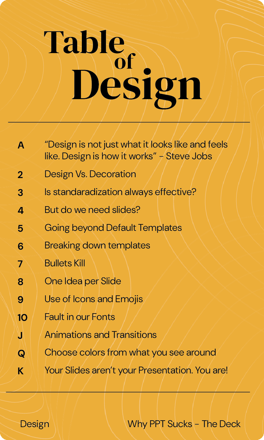 Design - TOC